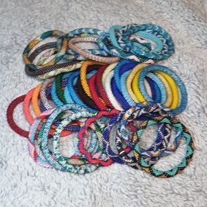 Sashka Co. Bundle Of 41 Beaded Bracelets